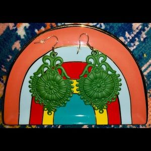 Funky Metal Dangling Earrings